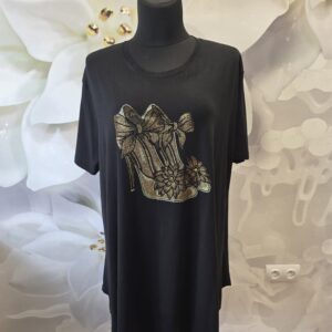 Tunika Szpilki Plus Size – elegancka z rozszerzanymi biodrami - obrazek 3